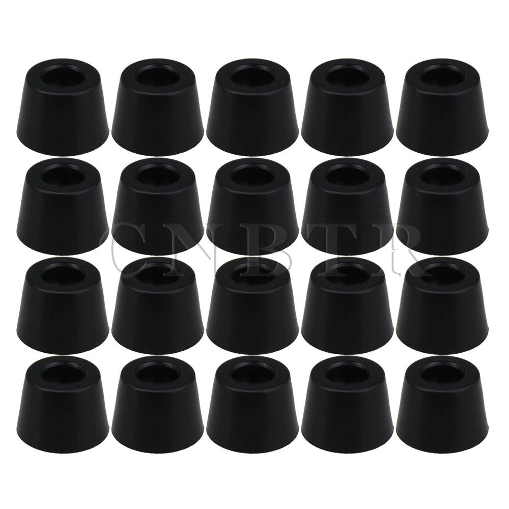 Cnbtr 10 stuks rubberen voetjes witte voetjes stootkussens voor meubels: 20 stuks 23 x 18 x 16mm