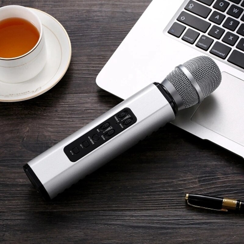 K6 Draadloze Microfoon Karaokes Speler Opname Zing... – Vicedeal