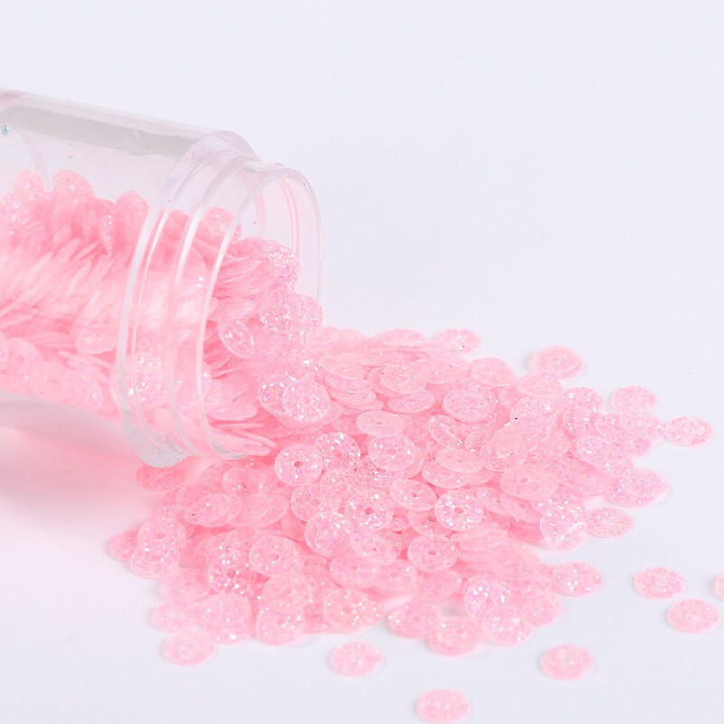 Pailettes 4Mm Glitters Sequin Platte Ronde Losse Pailletten Naaien Bruiloft Decoratie Craft Scrapbook Diy Accessoires 2000Pcs: JCF  light pink