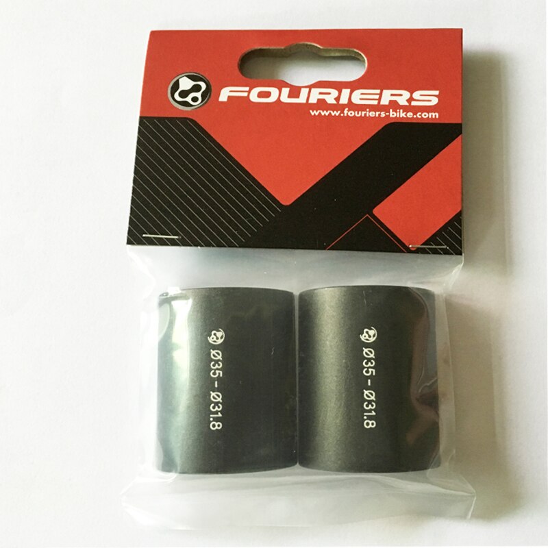 Fouriers Stem Reducer Mouwen Adapter Aluminium Voor Bar Boring 35 Mm Tot 31.8 Mm Fiets Vork Buis Shim Adapter AC-A002