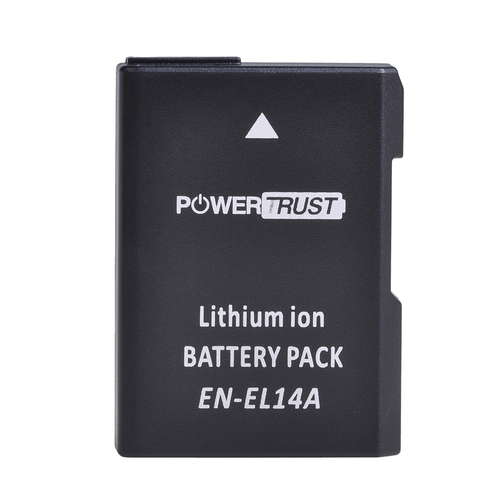 EN-EL14 EN-EL14A Battery+LCD USB Dual Charger with Type C Port for Nikon D3100 D3200 D3300 D3400 D3500 D5600 D5100 D5200 P7000: 1 battery