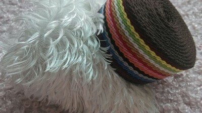 Multicolor Width3.8cm 10 M/partij Kleur Visgraat/Twill Katoen Tape/Katoen Singels/Binding Tape Dikte: 6