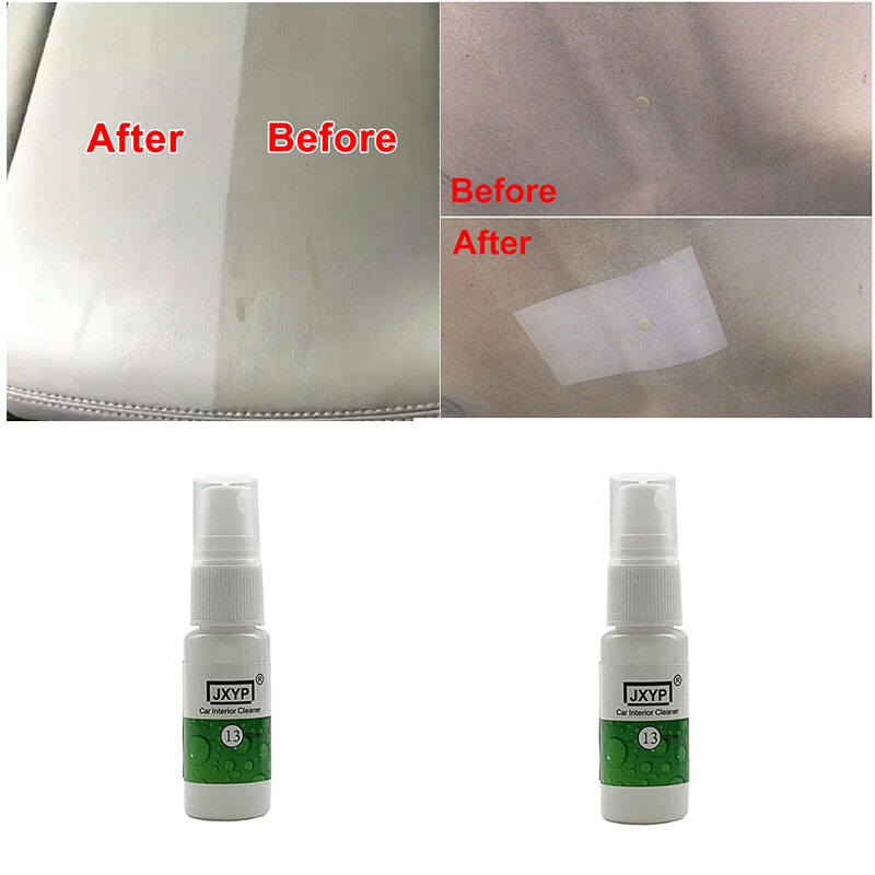 Jxyp -13 20/50ml auton nahkaistuimen istuimen sisäosien puhdistusaine auton ikkunan lasin auton tuulilasin puhdistus autotarvikkeet