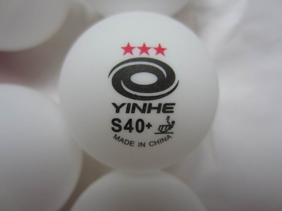 Original Yinhe la Vía Láctea S40 + bola de tenis de mesa 3 estrellas material bola oficial sin costuras para juego de raquetas de tenis de mesa