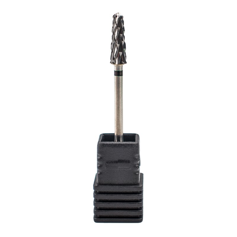 Fresas para uñas de aleación de tungsteno y plata, 6 uds., brocas de aleación de tungsteno para limar máquinas eléctricas, cabezales para manicura y manicura, 2,35mm: 1