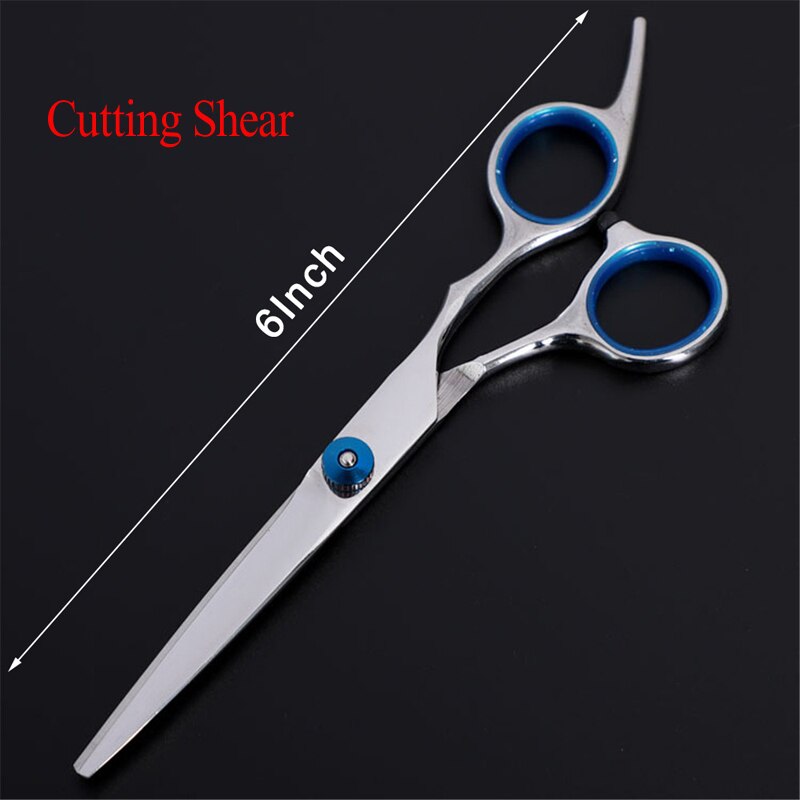 Pet Grooming Scissors Stainless Steel Dog Cat Hair Seam Chunker Scissors Up and Down Curved Scissors Sharp Haircut Pet Tool Set: Blue A