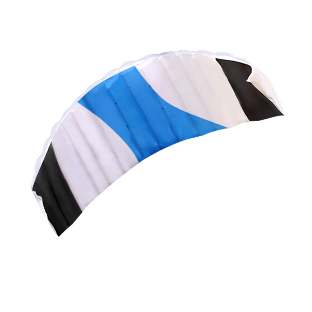 140x55cm 4 Colors Parafoil Parachute Beach Kite Easy to Fly Frameless Dual Line Stunt Parafoil Kite Huge Sports Flying Kite