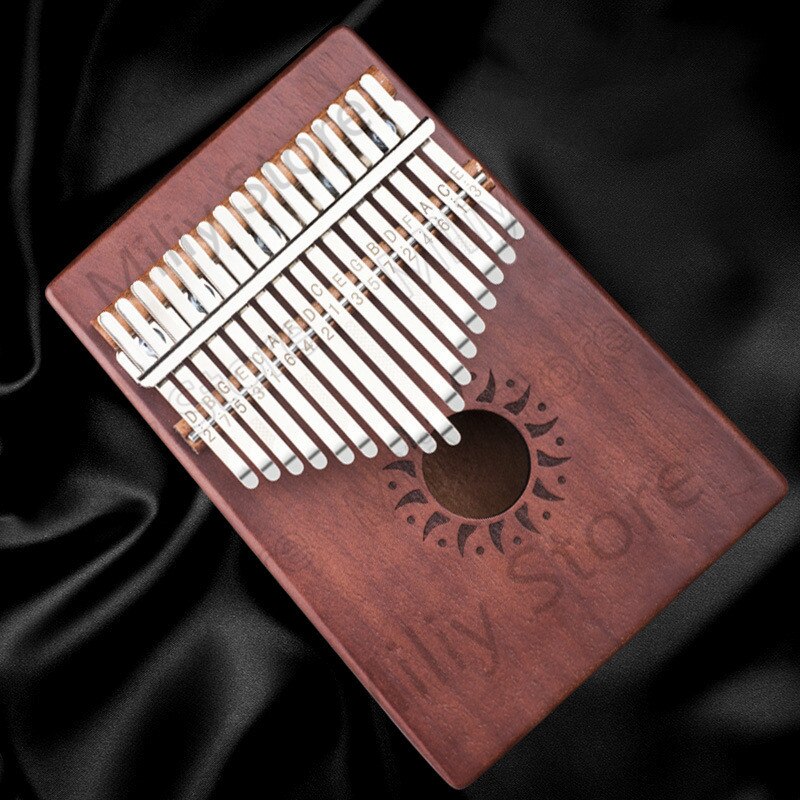 17 keys Solid Wood Kalimba Mbira Thumb 17 Key Kalimba African solid Mahogany Thumb Finger Piano