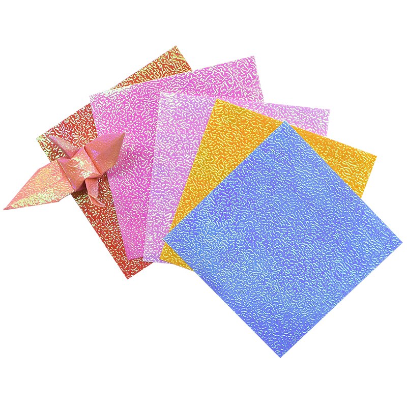 50 unidades/juego de papel de Origami cuadrado papel de Color sólido plegable de una cara brillante para niños, arte de colección de recortes hecho a mano
