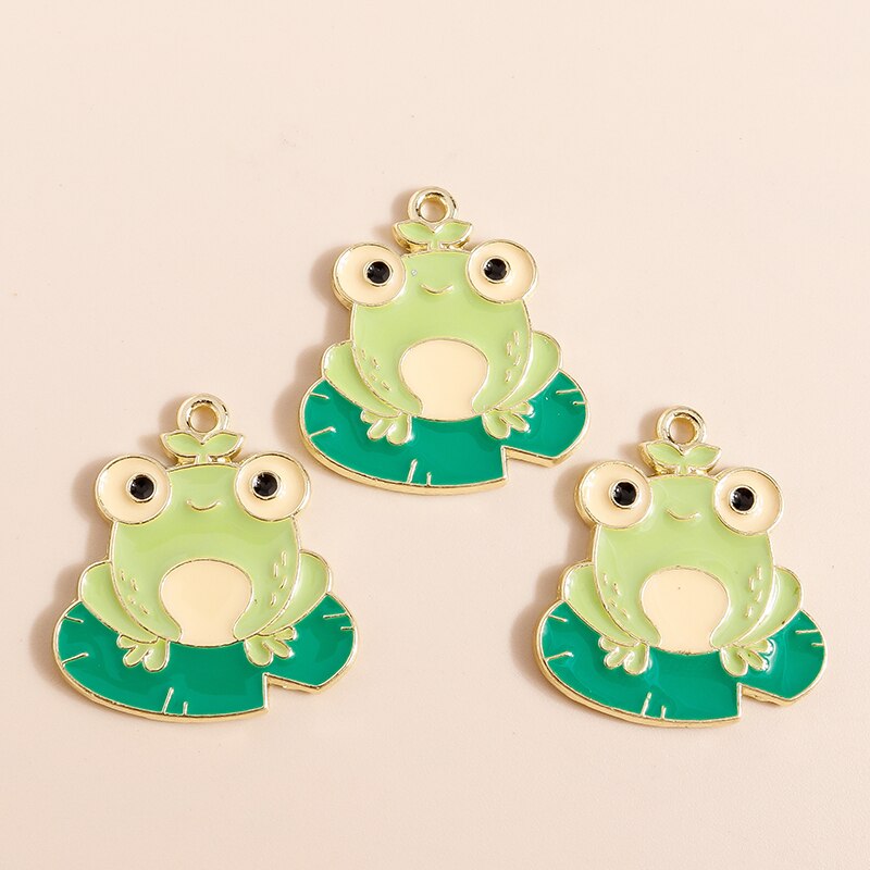 Pendentifs en forme de pingouin pour la fabrication de bijoux, 10 pièces, 21x22mm, en émail, animaux mignons, accessoires pour colliers et boucles d&#39;oreilles: Style 310