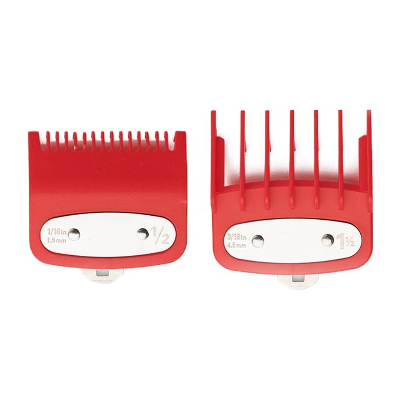 Guide Comb Set 2Pcs Hair Clipper Guide Comb Set 1.5mm 4.5mm: R