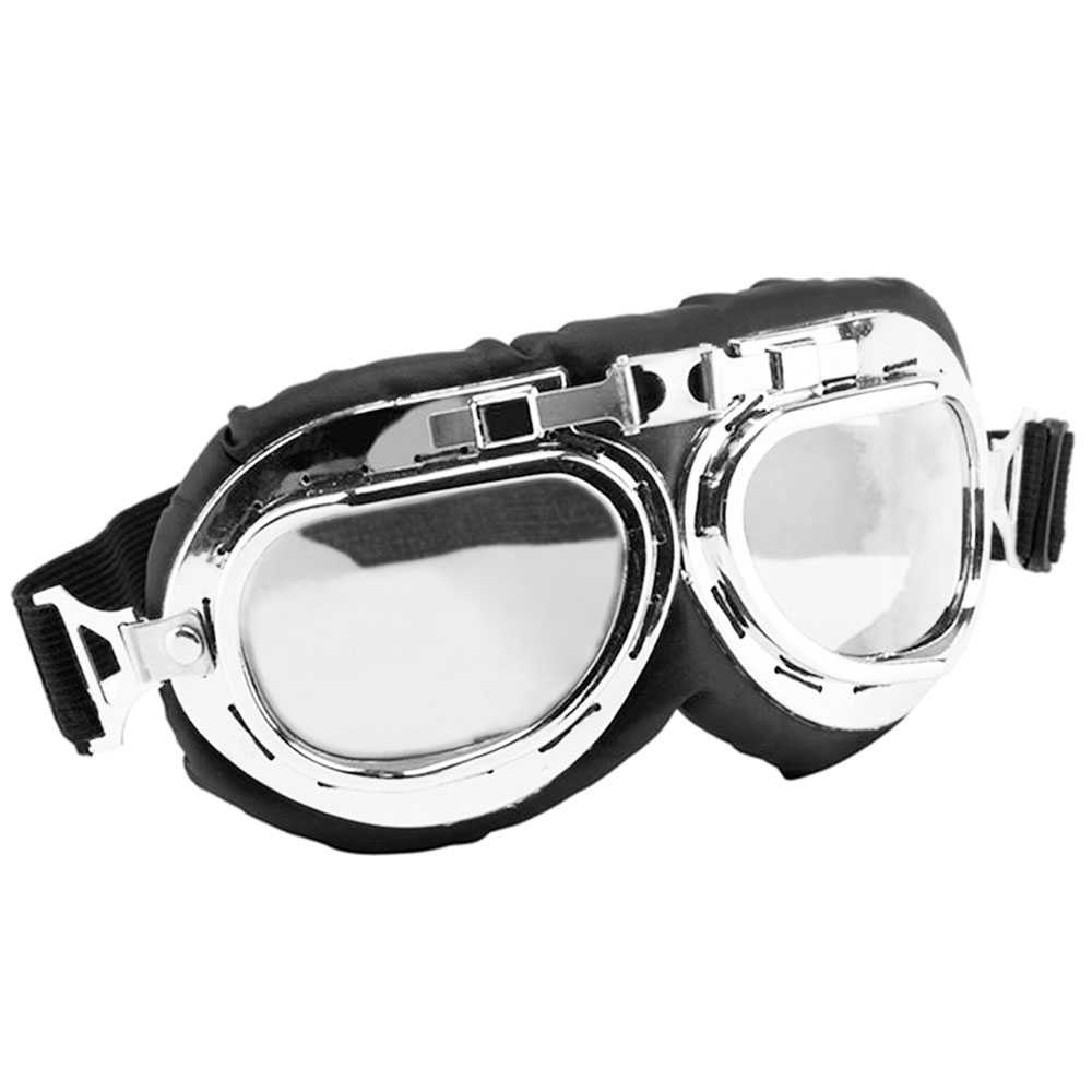 Ocioduelle briller motorcykel motorcykel aviator type uv beskyttelse vintage retro klar linse af biker lenteclara klassisk beskyttelse
