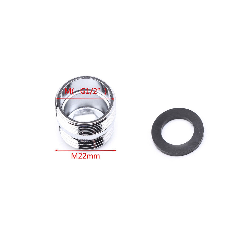 Metal Outside Thread Adaptor Kitchen Faucet Tap Aerator Connector Water Purifier Faucet Adapter for Water Saving 7 styles: G half of one