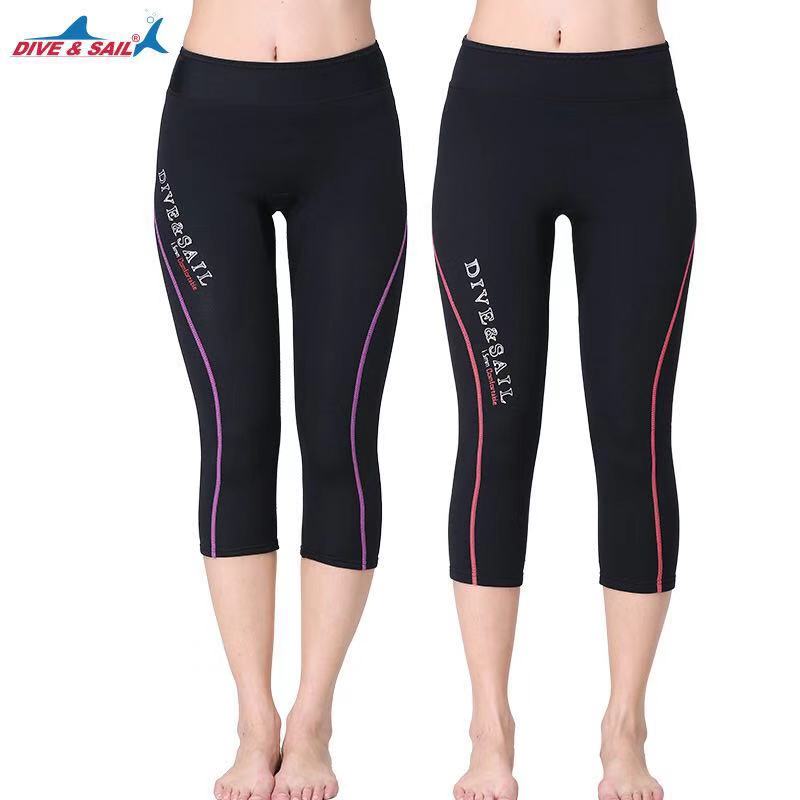 DIVE & SAIL 1.5 millimetri di Neoprene Diving Muta Capri Pantaloni Corti Pantaloni Inverno Pantaloni di Nuotata per le Donne Degli Uomini A Remi immersioni Surf