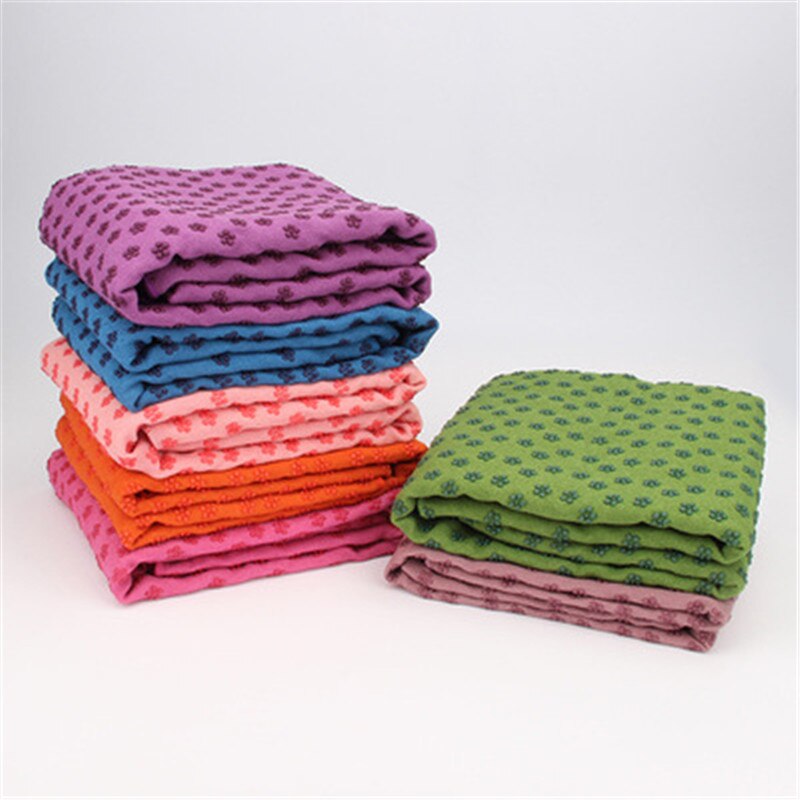 183*63cm antislip yogamat hoes handdoek slip microvezel yogamat yoga bestrating handdoek sportdeken fitness yogamat + net tas