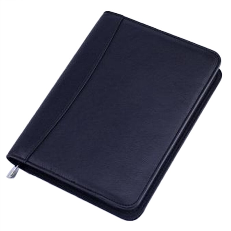 A5 Padfolio with Calculator Zipper Binder Notebook... Grandado