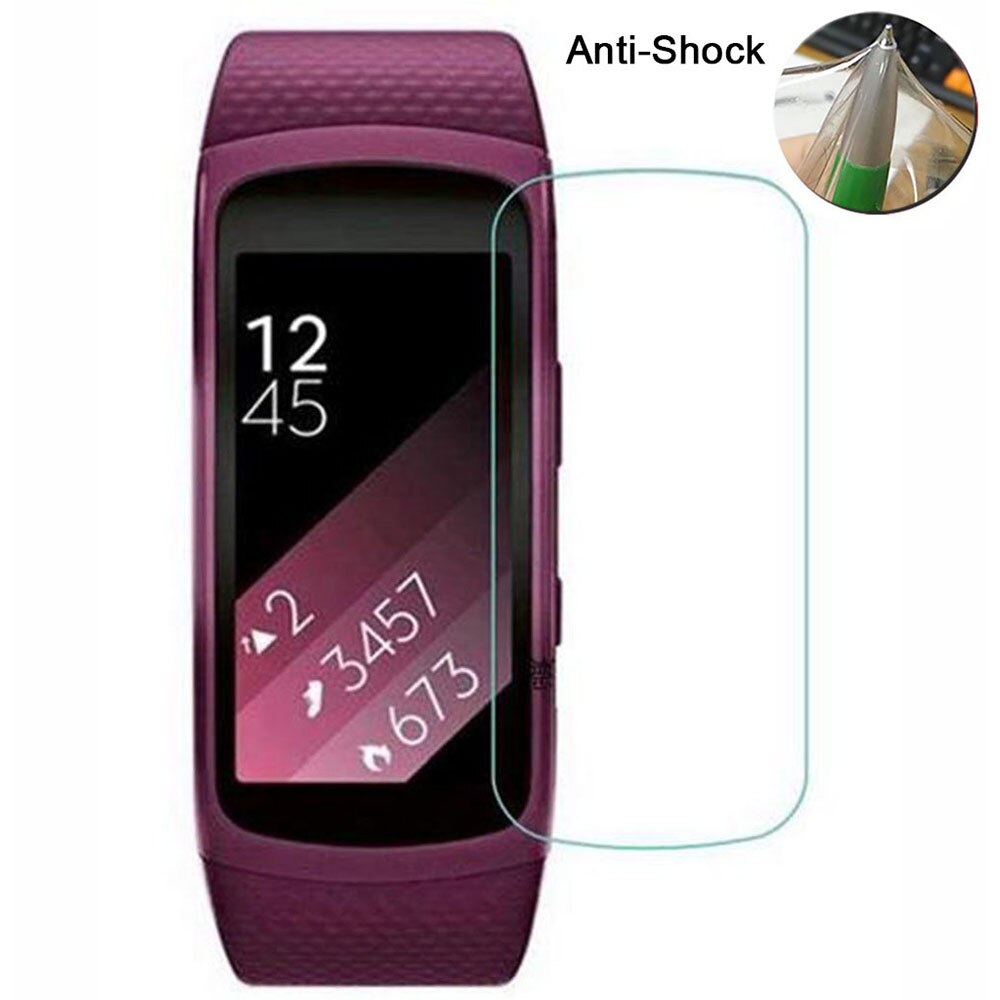 Protector de pantalla completo para Samsung Gear Fit 2, película protectora de pantalla ultrafina HD, 5 uds.