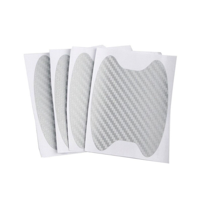 Pegatinas de protección antiarañazos de fibra de carbono para MANGO de coche, para Peugeot 206, 308, 307, 407, 207, 3008, 208, 508, , 5008, 106, 205, 306