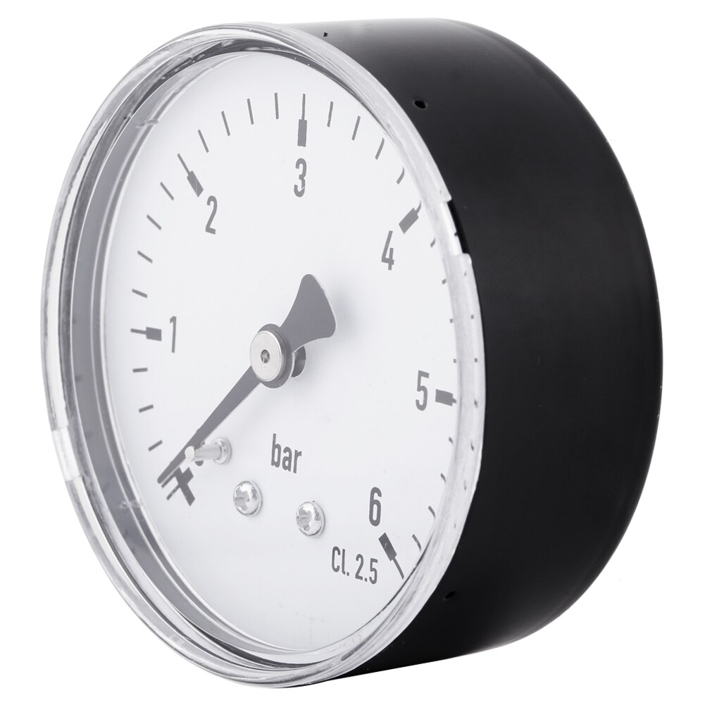 High Accuracy Pressure Gauge Manometer Air Pressure Meter For Fuel Air Oil Water 0-6 bar 1/4 inch Hydraulic Pressure Tester