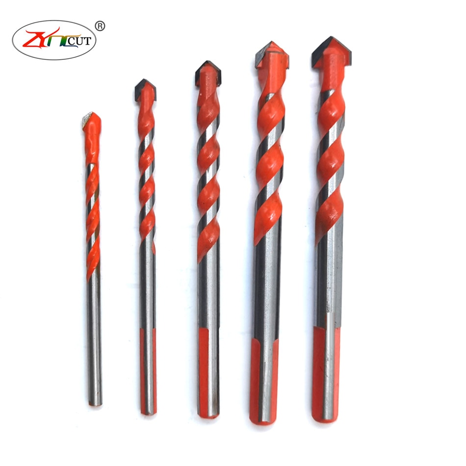 5 stk 5 6 8 10 12mm trekantet bit multifunktion trekant bit super hård legeret beton cement træ boring elektrisk bor