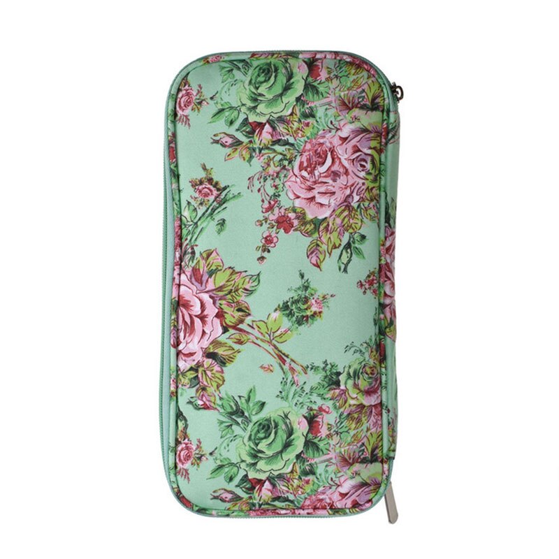1 Pc Haak Opbergtas Met Rits Multi Kleuren Breien Accessoire Organizer Haak Haak Houder Hand Craft Naaien Naald Zak: flower long