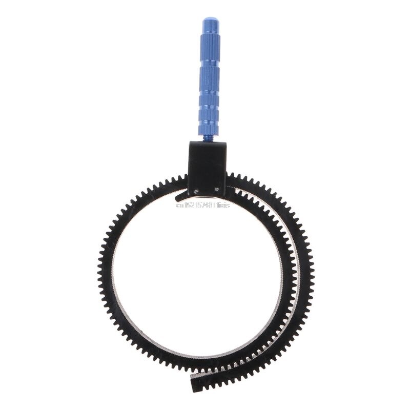 Follow Focus Engrenagem Belt Anel ajustável Aperto Liga de Alumínio Acessórios Da Câmera DSLR SLR Camcorder