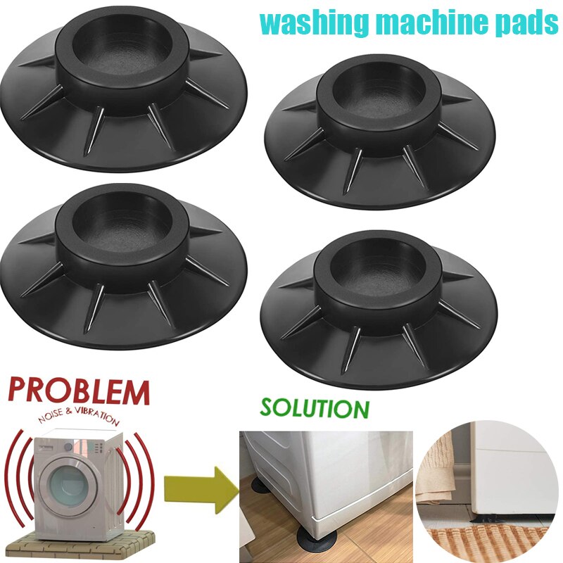 4 Pcs Wasmachine Anti Vibratie Voeten Pads Rubber Voor Wasmachine En Droger Non Slip Floor Mat Protectors Verminderen Noise meubels