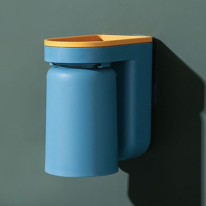 Toothbrush Holder Wall Mounted Convenience Self-Adhesive Toothbrush Holder for Bathroom Convenience Self-Adhesive PRE: Blue