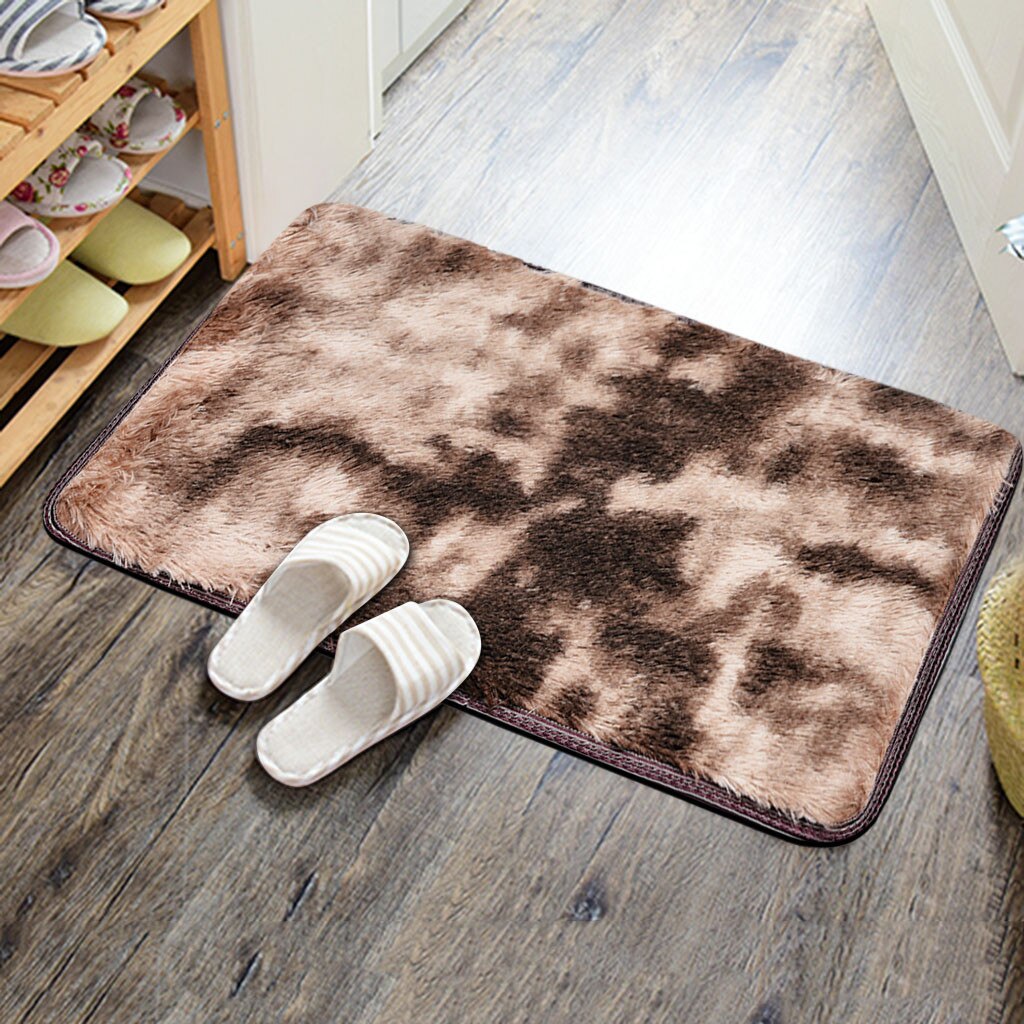 40*60cm Bath Mat Bathroom Carpet Rug Ultra Soft Shaggy Plush Bathroom Mat kitchen Door Floor tapis de bain Carpet Decor