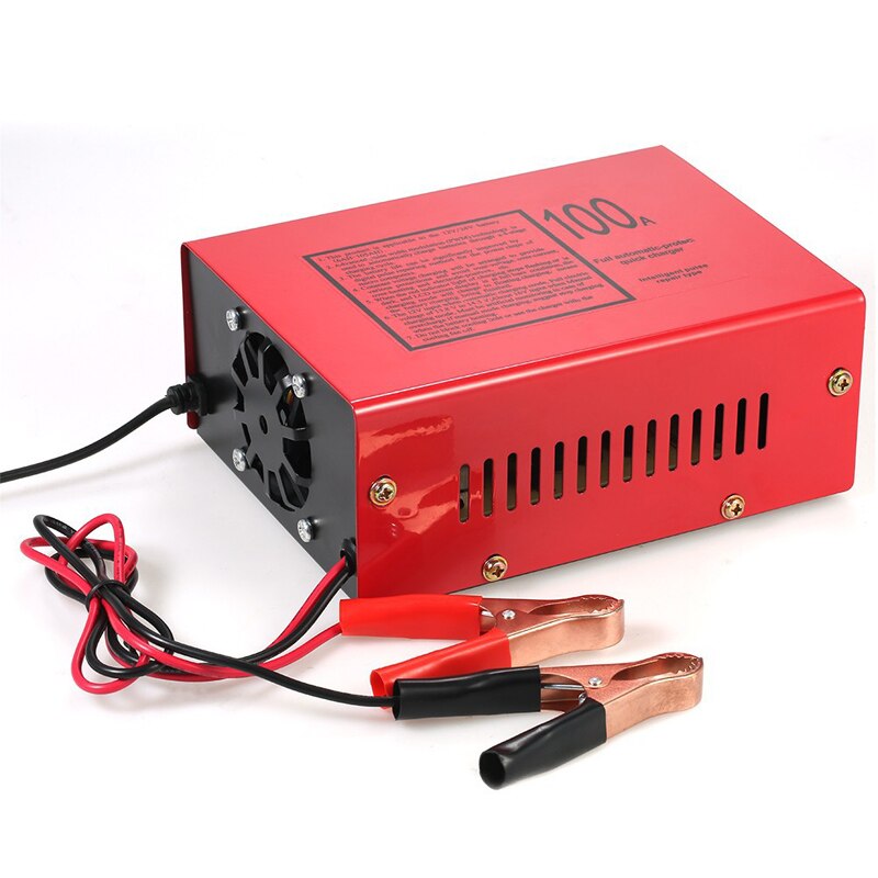 Auto Batterij Oplader 12 V 24 V Volledige Automatische Electricintelligent Koper Acculader Puls Reparatie Soort 100AH Voor Motorfiets