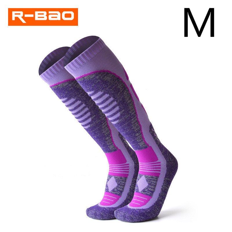 Winter Long Outdoor Socks Alaska Warm Thick Thickening Men Women High Snow Thermo Socks Skiing Hiking Camping Thermal Stockings