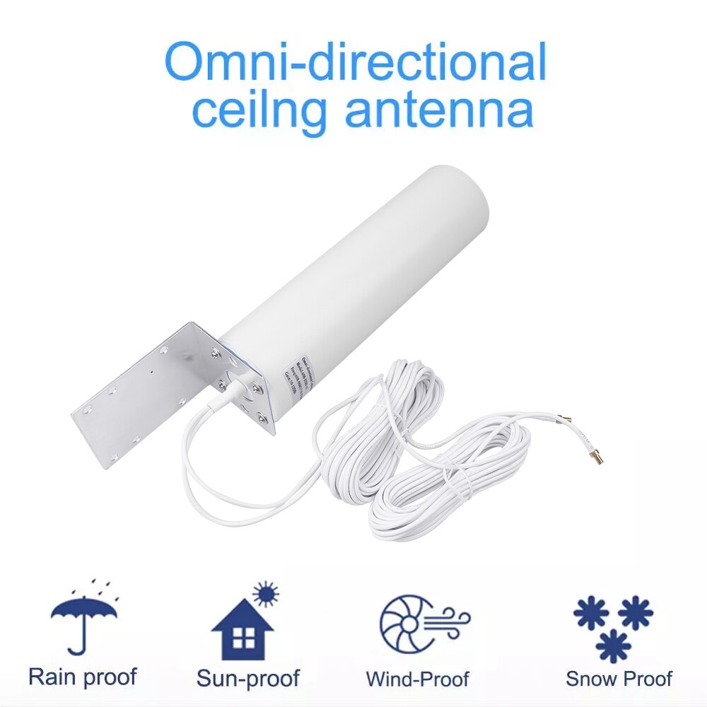 Newly Antenna 4G LTE 12Dbi 3G Antenna External Antenna 4G Outdoor Antenna Dual Slider CRC9/TS9/SMA 5M Connector Modem Router