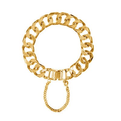 AOMU , nueva pulsera estilo Punk de Metal, cadena gruesa exagerada, pulsera con borlas para mujeres y niñas, joyería para de: 2