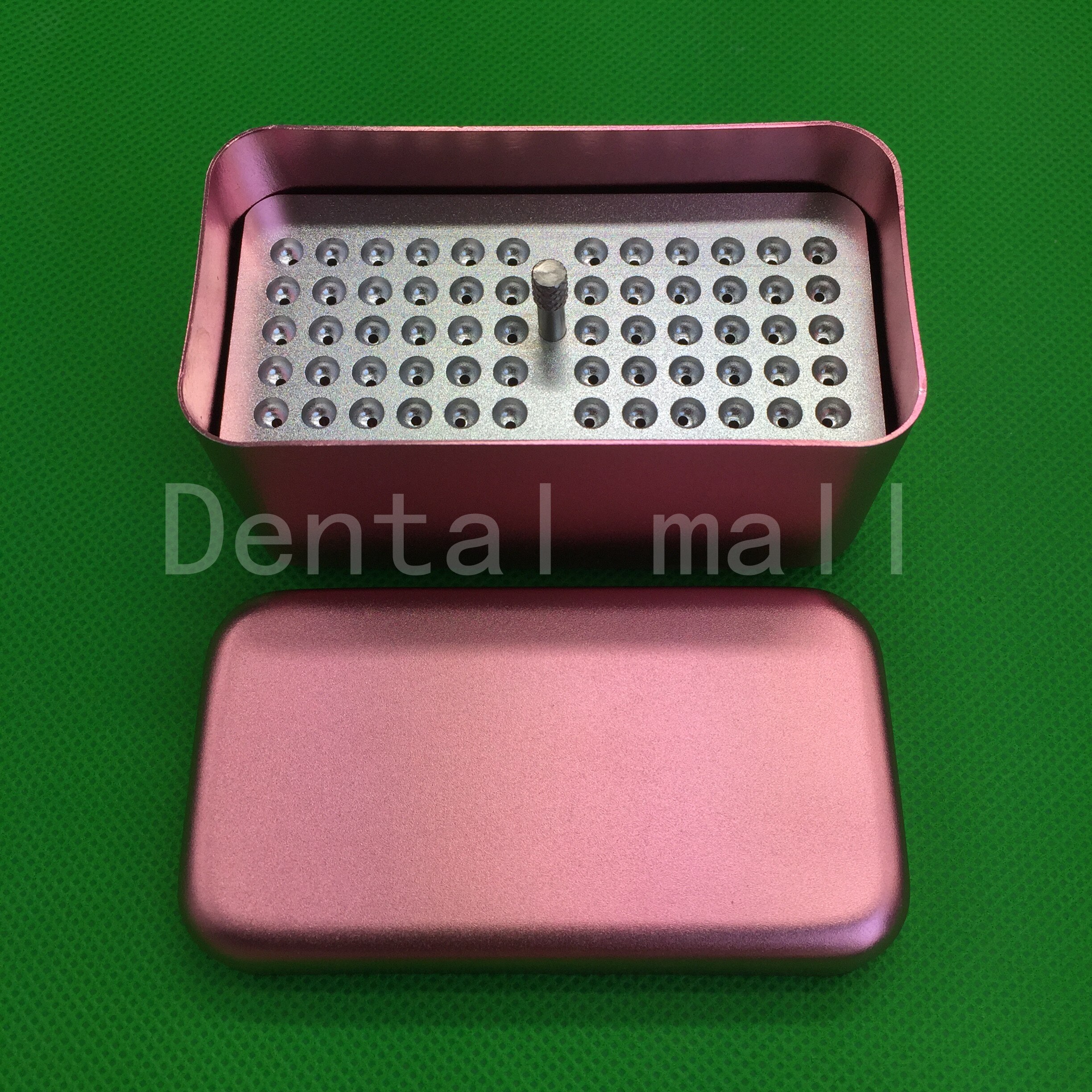 60 Gaten Dental Autoclaaf Desinfectie Box Case Voor Endodontic Ruimers