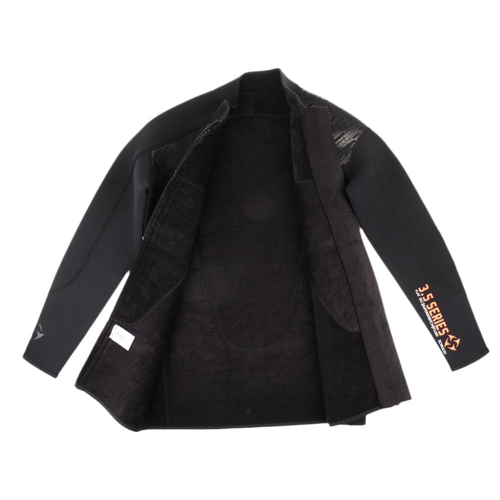 3MM néoprène à manches longues combinaison pour hommes avant veste à glissière haut Surf plongée sous-marine natation plongée en apnée haut de Surf