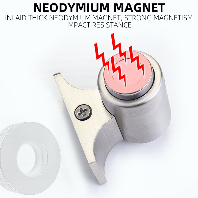 Betoci neodyymimagneetti ovitulppa 304 ruostumatonta terästä vahva magneettinen lattiaimu miniovikatkaisin kalustelaitteisto