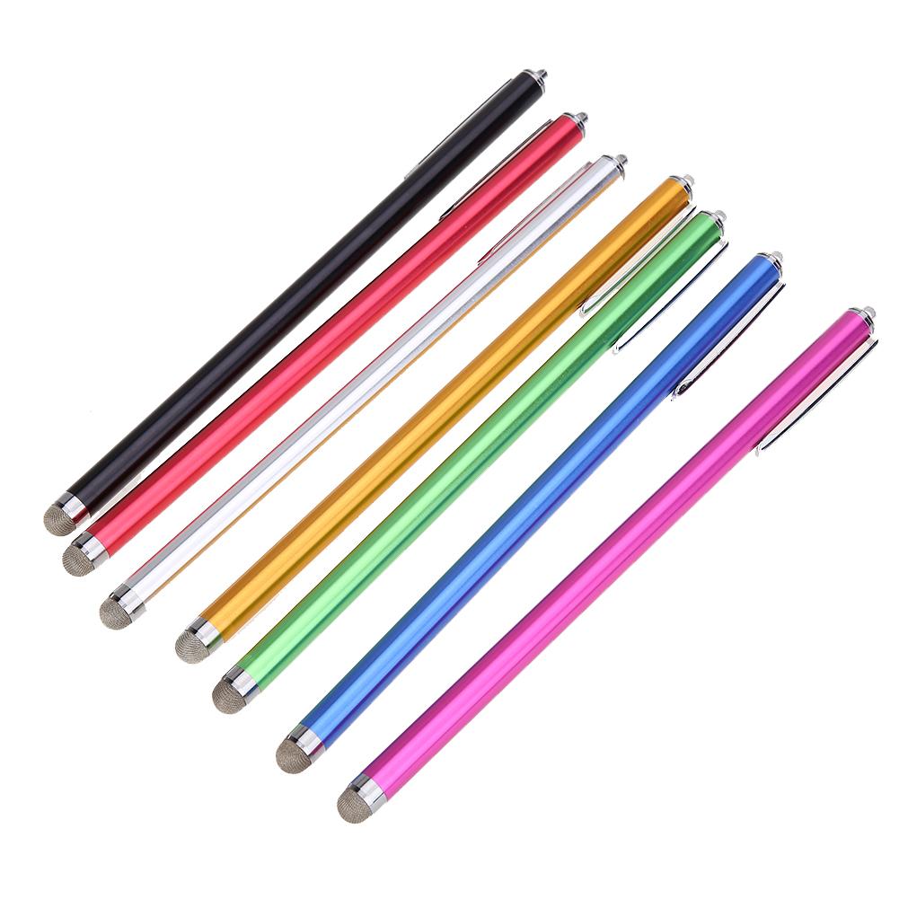 1 pièces universel métal Mini stylet tactile capacitif pour téléphone tablette ordinateur portable/appareils à écran tactile capacitif