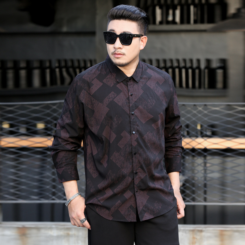 Nueva camiseta de talla grande 10XL 9XL 8XL 7XL 6XL Casual para hombres camisas de vestir sueltas para hombres camisas de de manga larga de negocios ropa para hombres: 1 / 8XL