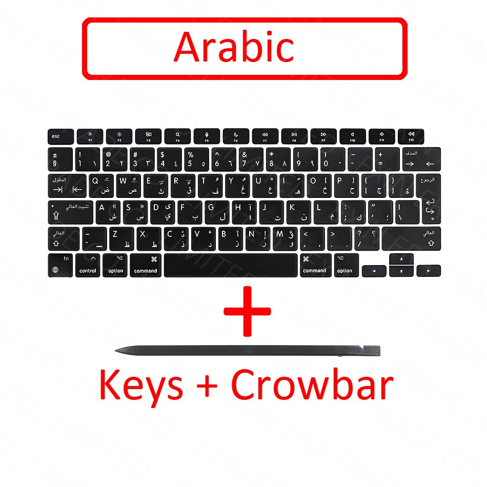 Teclas A2337 para ordenador portátil, tapa para teclas, reparación de tijera para Apple Macbook Air Retina 13 "M1 EMC 3598: Arabic