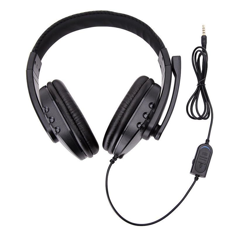 Ostart 3.5mm bekabelde gaming-koptelefoon, over-ear gameheadset, stereobas-oortelefoon met microfoon, volumeregeling voor pc en laptop  ps4