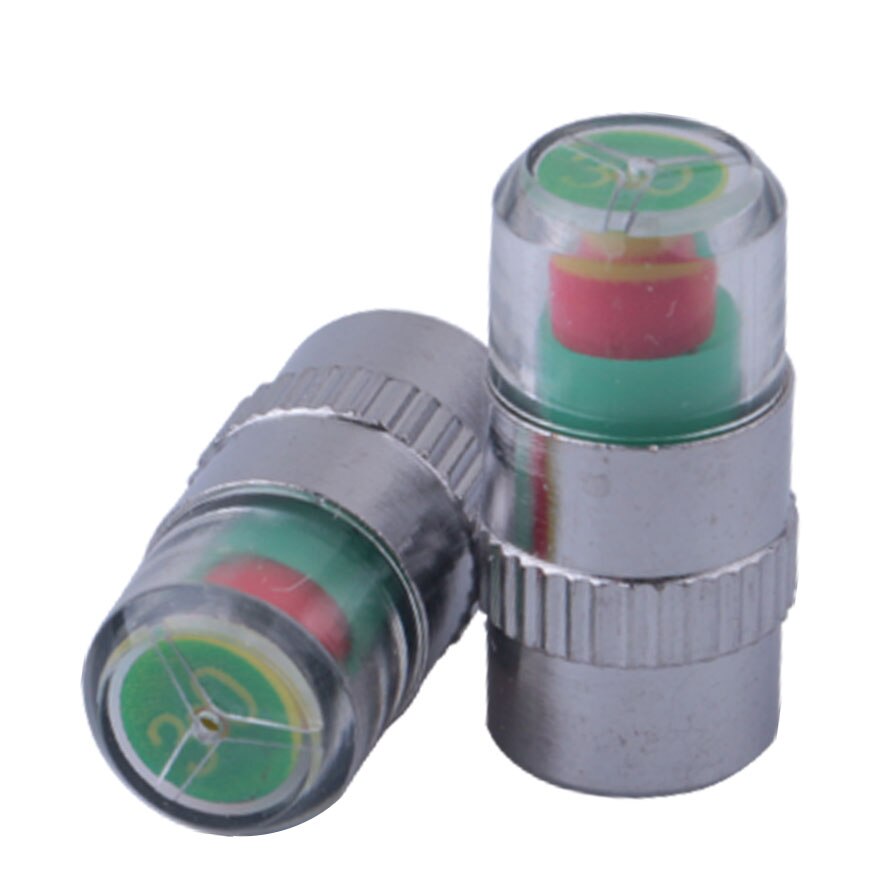 4 stk / parti 2.0 bar 30 psi dæktrykovervågning ventilspindelhætter alarm diagnostiske værktøjssæt sensorindikator: Default Title