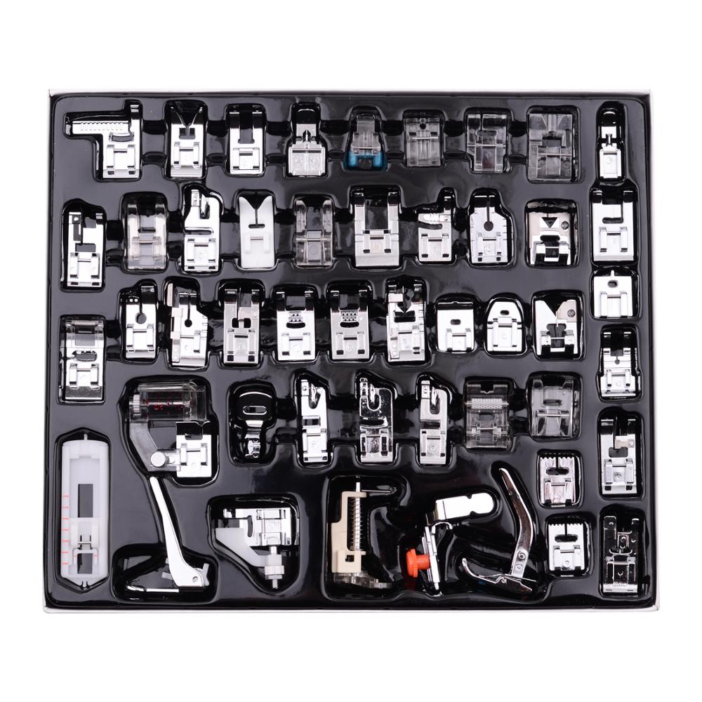 82pcs Sewing Machine Presser Foot Feet for Sewing Machines Feet Kit Set With Box For Brother Singer Sewing Machine Accessories