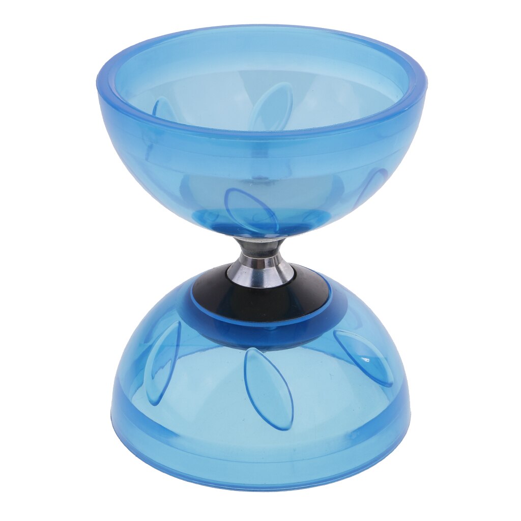 Diabolo Truc Stokken Set Traditionele Circus Game Jongleren Diabolo Speelgoed Clown: blue 13cm