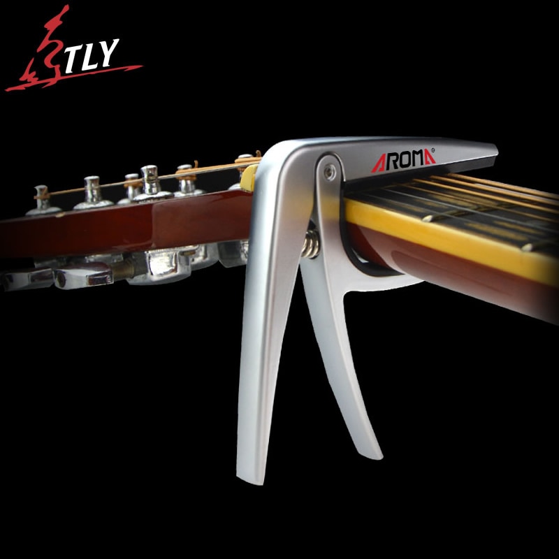 AROMA Aluminium Capo Exclusief voor Klassieke Gitaar Siliconen Kussen Beschermen Snaren Guitarra Capo