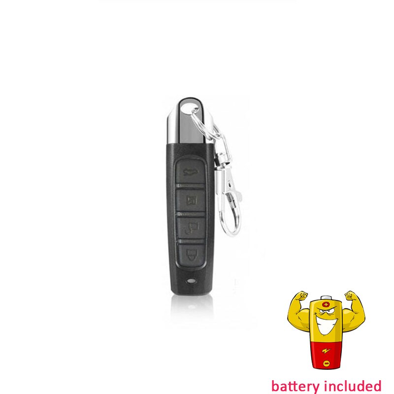 Universal 433MHZ Remote Control 433.92 Frequency 4 Channels Garage Door Openers Duplicator Cloning Code Car Key Copy Controllers: 01