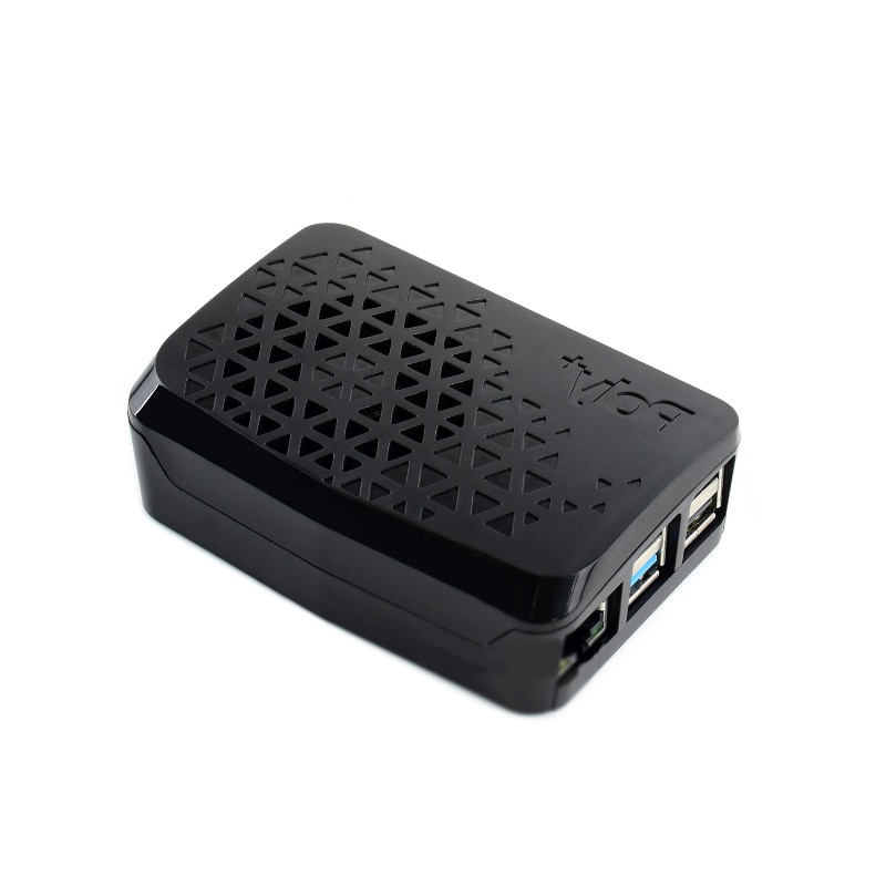 Raspberry Pi 4 Model B Black Poly+ Case With Dedicated MINI Cooling Fan