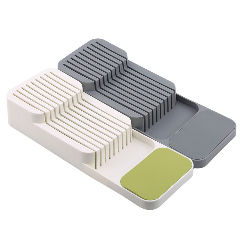Messenblok houder plastic besteklade organizer lade messen keukengerei houder universele messenstandaard organizer keuken opbergruimte