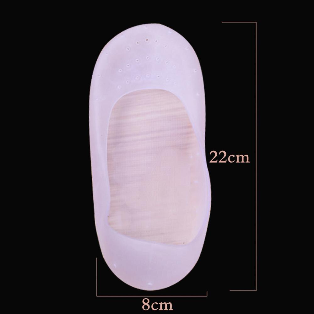 Durable Full Cover Calluses Feet Care Socks Anti Crack Soft Elastic Moisturizing Pedicure Hole Silicone Heel Protect Insole