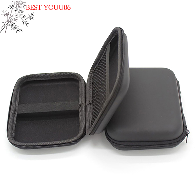 (YOUU06) Custodia per HDD da 2,5 pollici, custodia per disco rigido HDD/SSD, borsa protettiva per HDD, custodia per disco rigido esterno, per cavo USB e caricabatterie