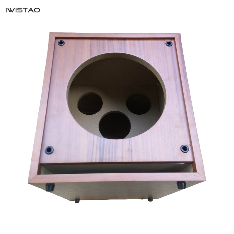 Iwistao hifi 8- tuuman subwoofer tyhjä kaappi passiivinen puinen kaiutinkotelo hdf -levy diy